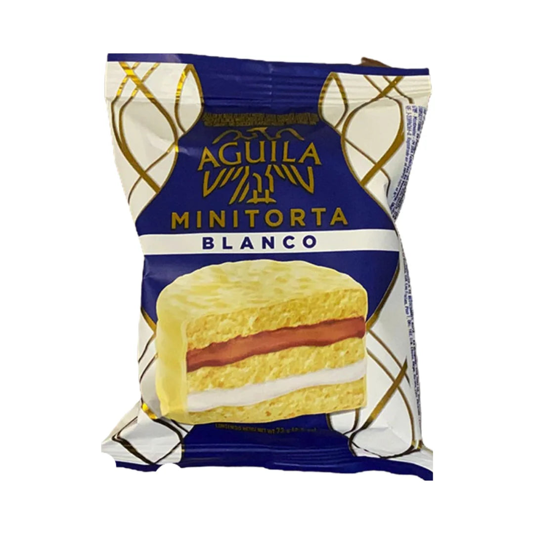 Alfajor Aguila Minitorta Blanco 72 gr Pack de 3 unidades