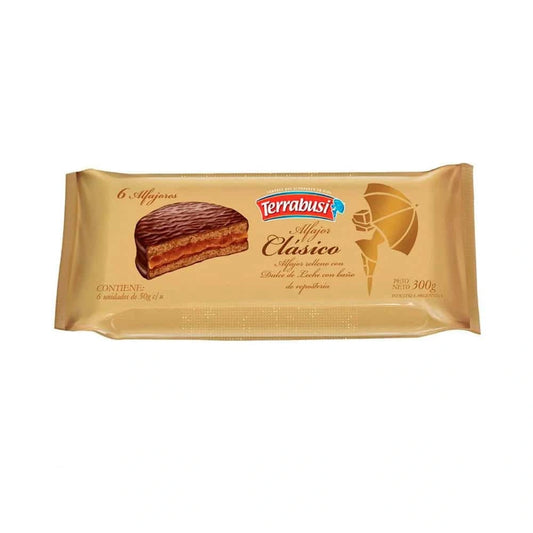 Alfajor Terrabusi Classico Chocolate Caja 6 unidades