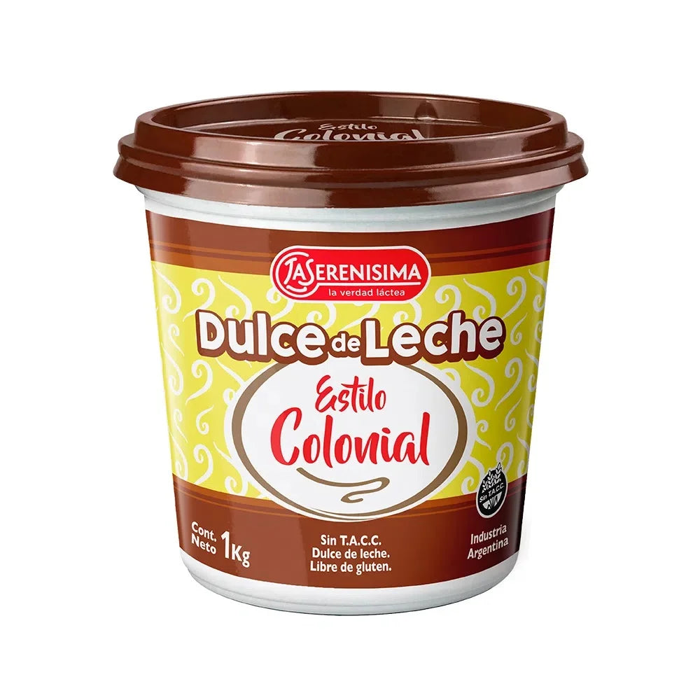 Dulce de leche La Serenisima Estilo Colonial 1 Kg.