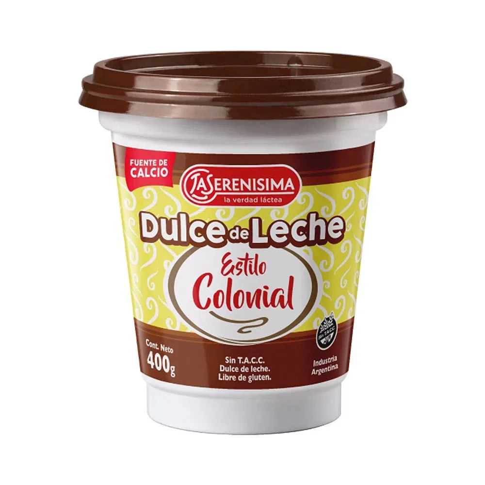 Dulce de leche La Serenisima Estilo Colonial 400 gr.