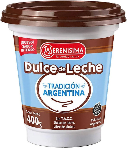 Dulce de leche La Serenisima Tradicion Argentina 400 gr.