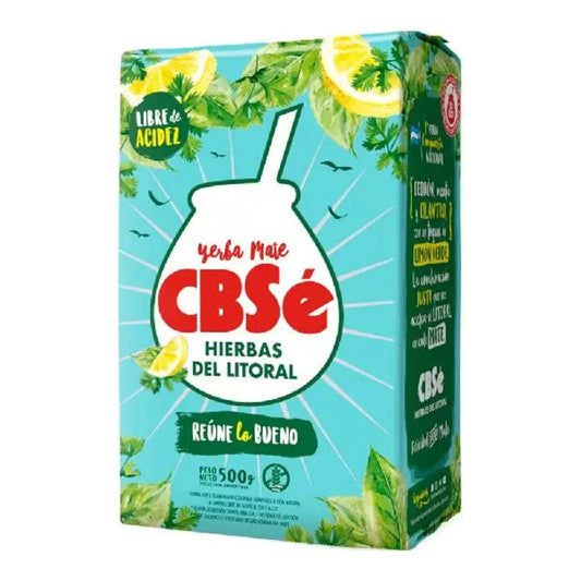 Yerba Mate CBSe Hierbas Del Litoral 500 gr.