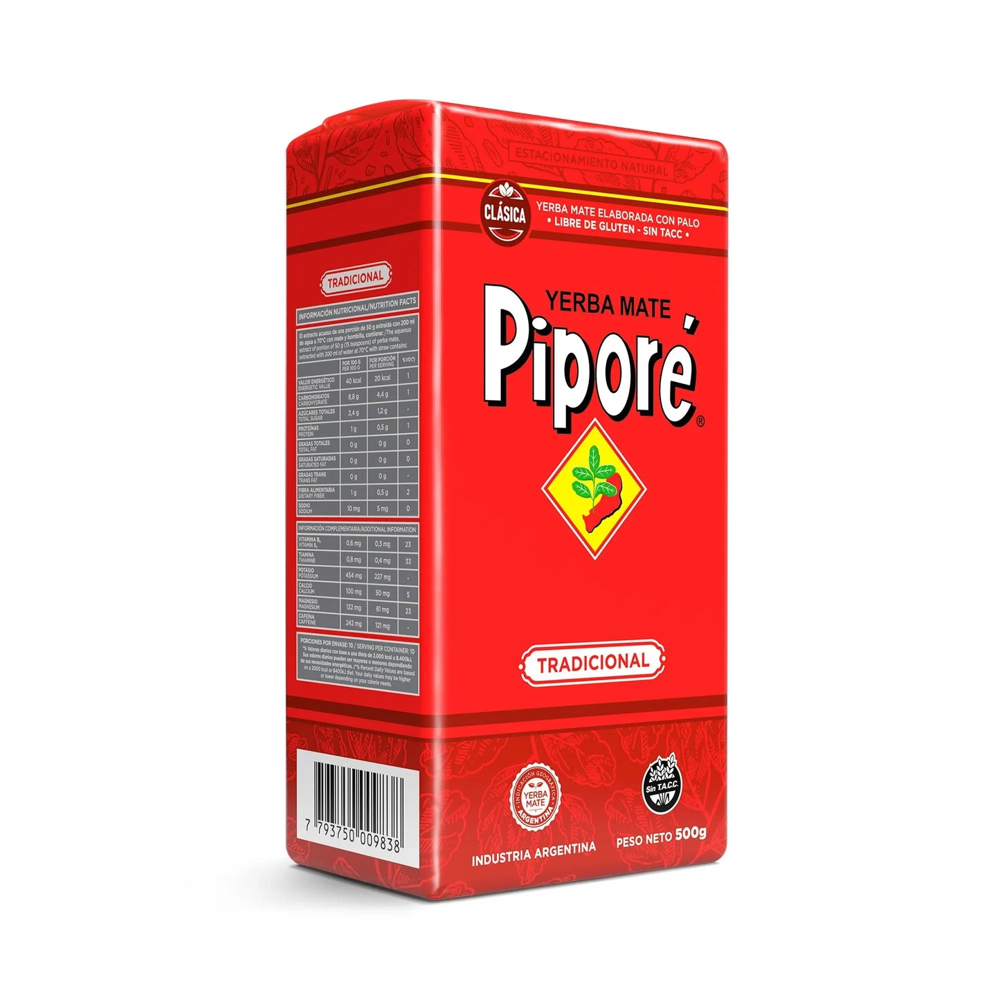 Yerba Mate Pipore Tradicional 500 gr.