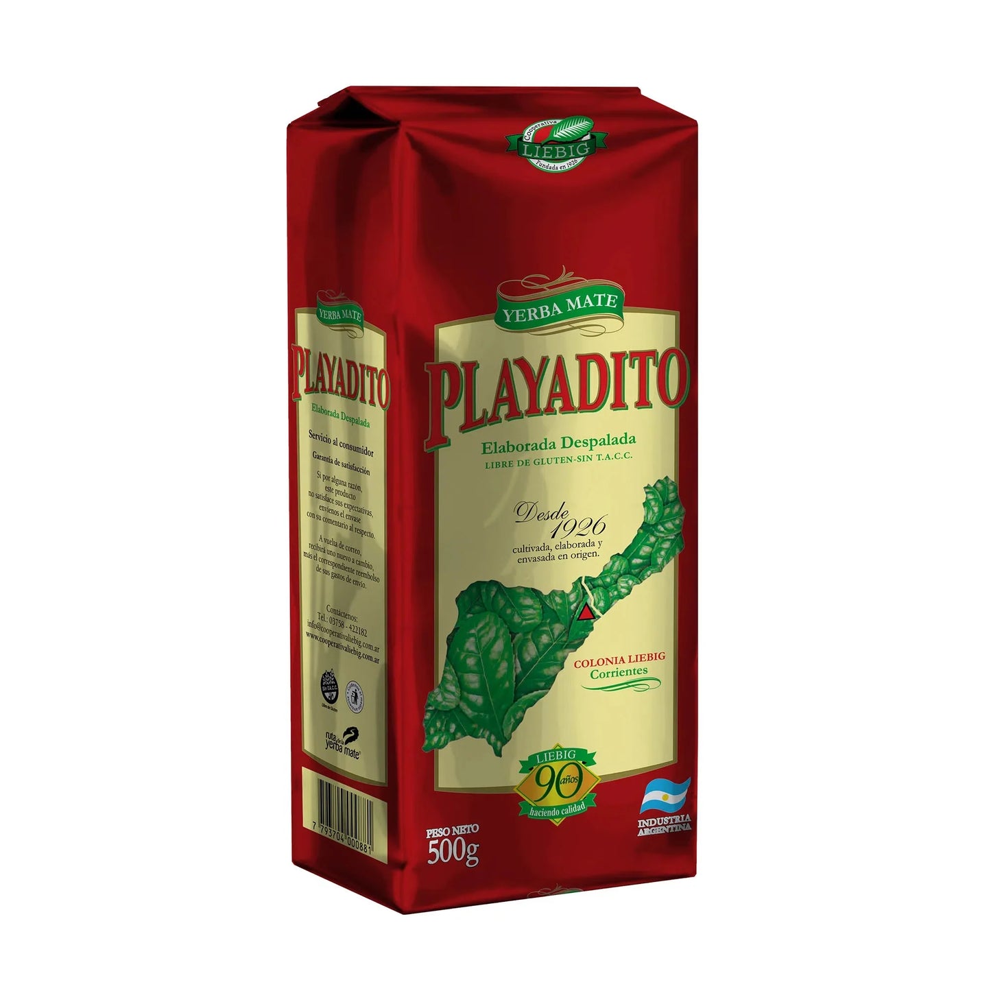 Yerba Mate Playadito Sin Palo 500 gr.